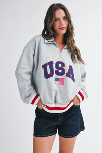 All American Half Zip Sweatshirt | Arrival 5/22