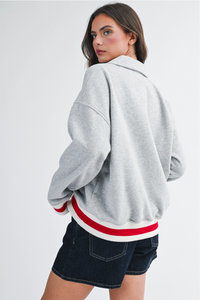 All American Half Zip Sweatshirt | Arrival 5/22