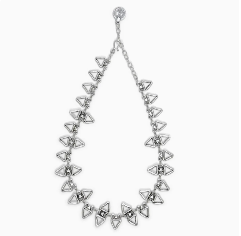 Waterfall Pewter Necklace