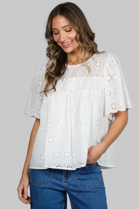 Cassidy Eyelet Top