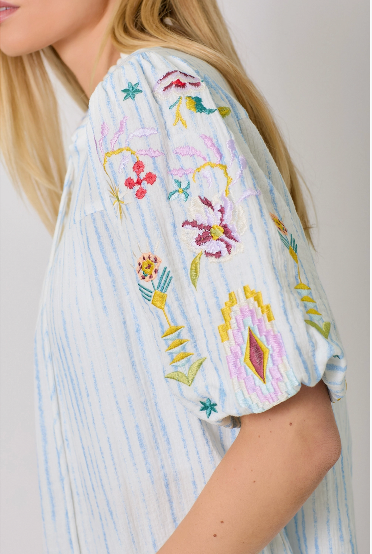 Phoenix Embroidered Top