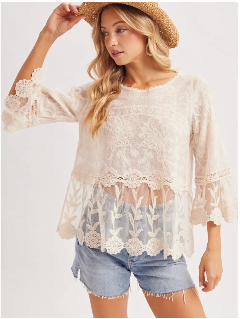 Tulsa Lace Top | Arrival 6/4