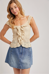 With The Band Denim Skirt | Arrival 6/4