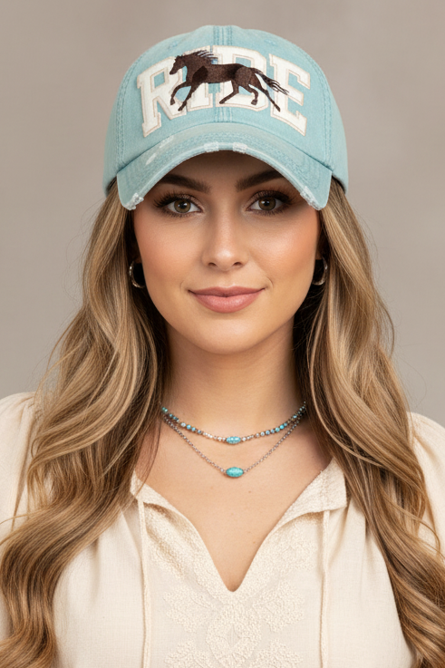 Ride Ball Cap | Aqua Marine