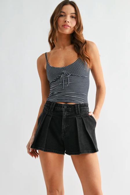 Night Moves Pleated Front Short | Arrival 6/22