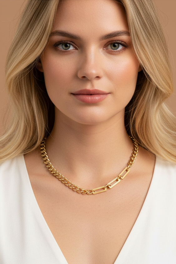 Emma Link Chain Necklace