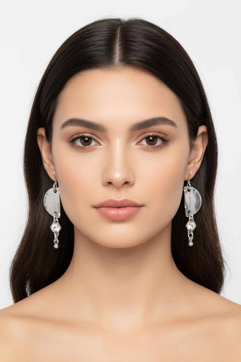 Moonshine Pewter Earrings | Arrival 7/24