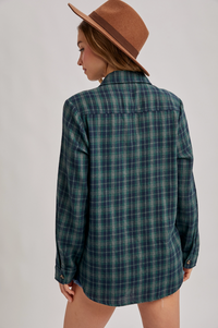 Palmer Plaid Shirt | Green | Arrival 7/29