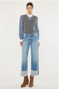 Blue Horizon Cuffed Jean | Arrival 7/24