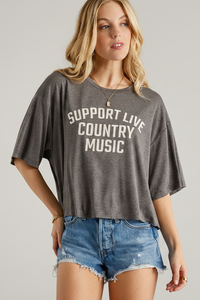 Support Live Country Music Tee | Arrival 7/27