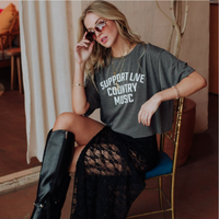 Support Live Country Music Tee | Arrival 7/27