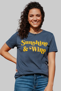 Sunshine & Wine Tee | Arrival 7/28