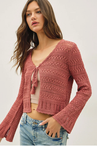 Jade Tie Front Cardigan | Arrival 7/30