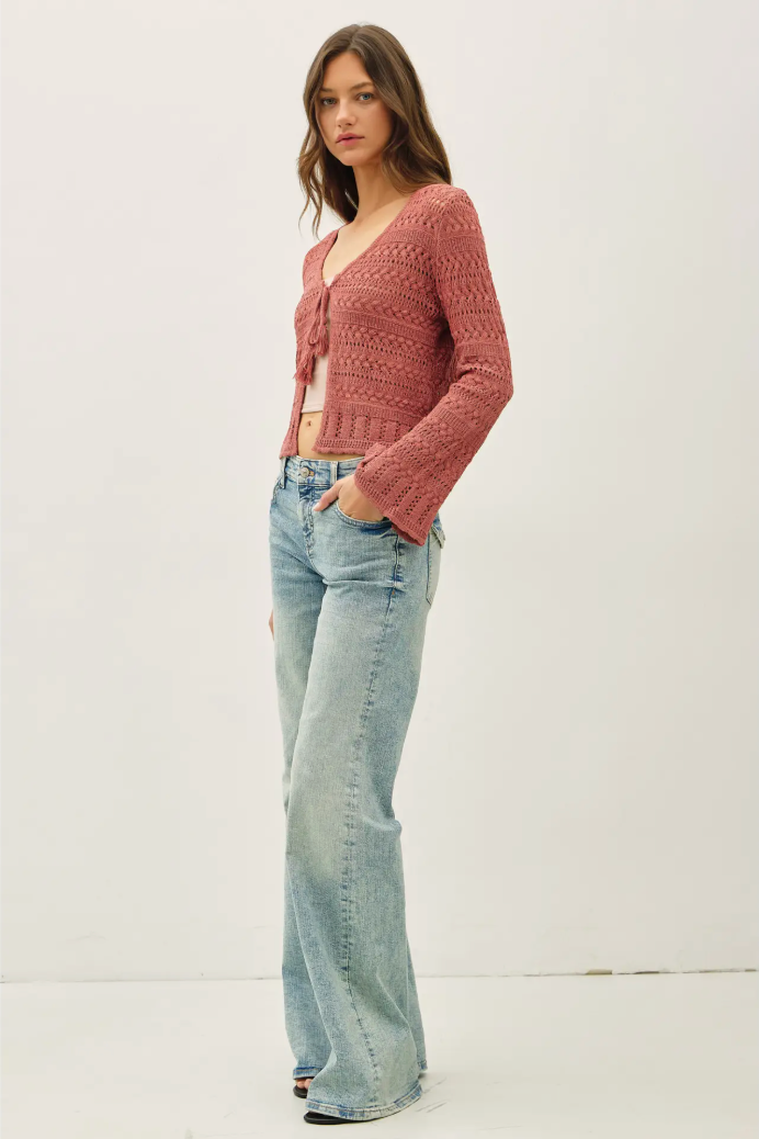 Jade Tie Front Cardigan | Arrival 7/30