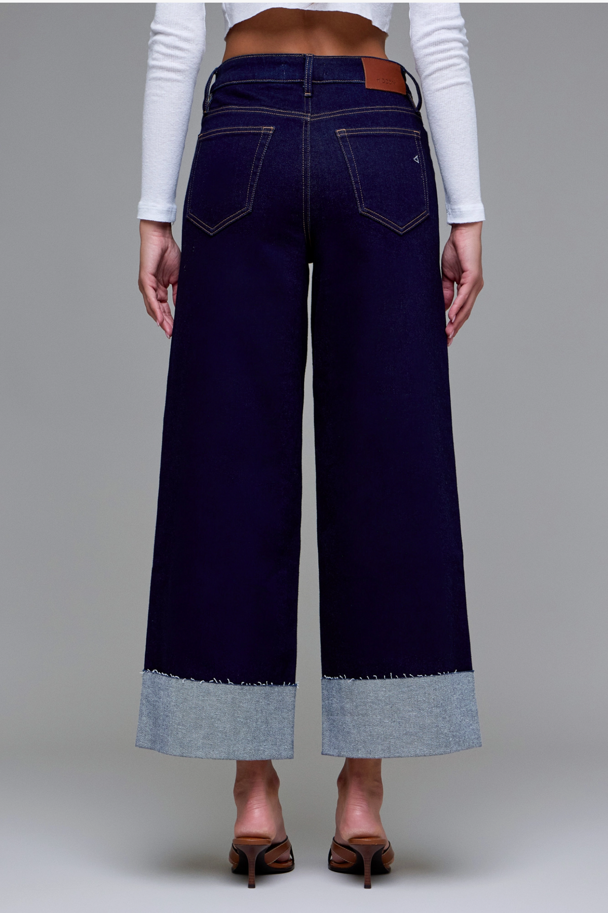 Midnight Blues Cuffed Jean