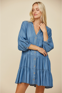 Greer  Denim Dress | Arrival 8/11