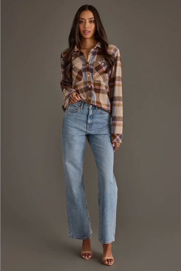 Lexi Supersoft Plaid Top | Arrival 8/21