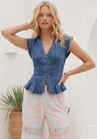 Rocksbury Denim Vest | Arrival 8/20