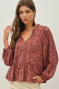 Devlin Print Top