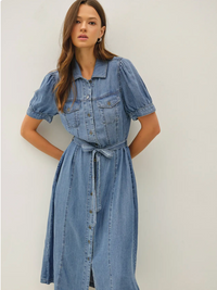 Sadie Tencel Denim Dress | Arrival 8/24