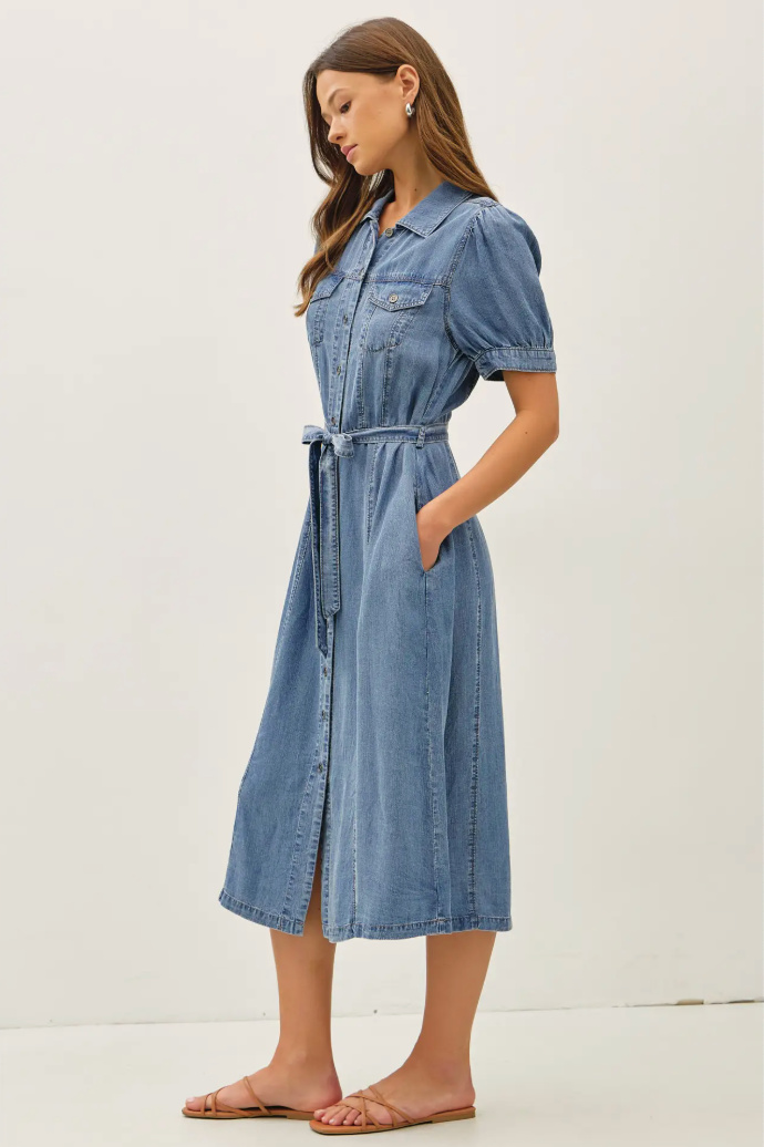 Sadie Tencel Denim Dress | Arrival 8/24