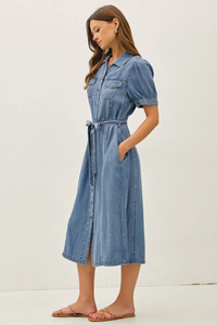 Sadie Tencel Denim Dress | Arrival 8/24