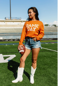 Orange Game Day Sweater
