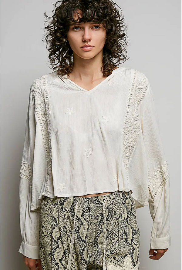 Mira Embroidered Top