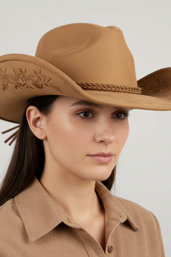 Kinsley Suede Cowboy Hat
