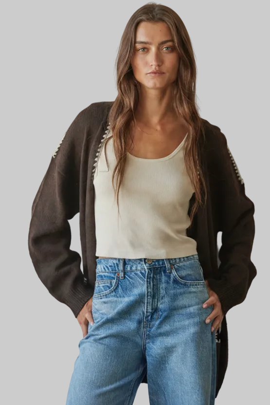 Jaeger Stitch Cardigan | Arrival 9/18