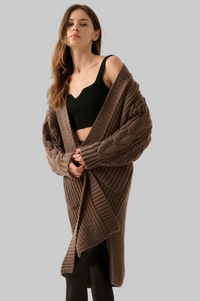 Gianna Cable Knit Cardigan | Arrival 9/18