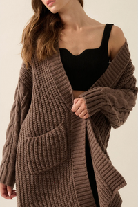 Gianna Cable Knit Cardigan | Arrival 9/18