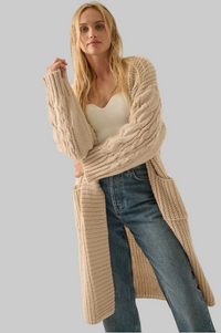 Gianna Cable Knit Cardigan | Arrival 9/18