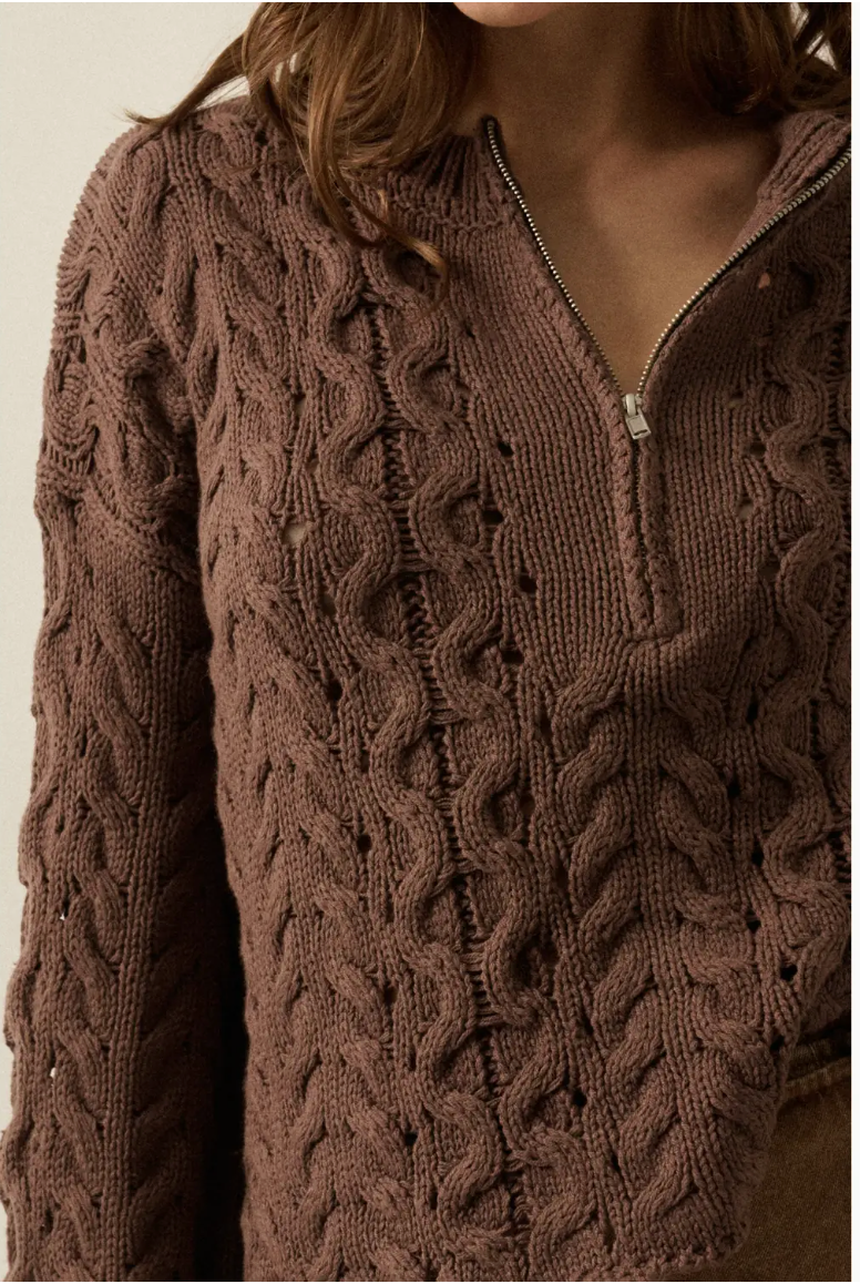 Sofia Cable Knit Sweater | Arrival 9/18