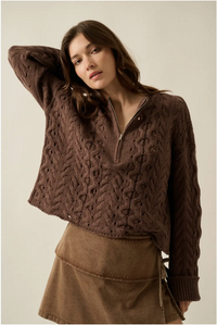 Sofia Cable Knit Sweater | Arrival 9/18