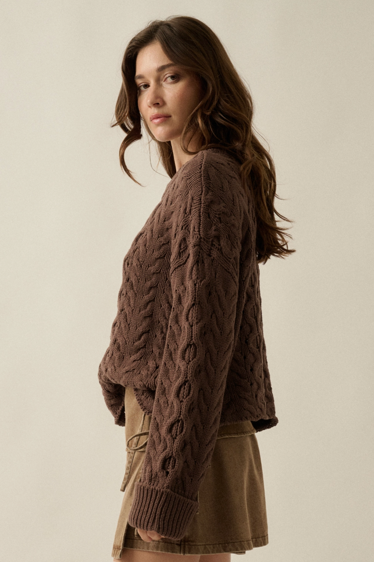 Sofia Cable Knit Sweater | Arrival 9/18