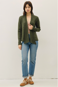 Riley Rolled Edge Cardigan | Arrival 9/18