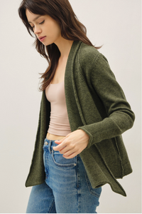 Riley Rolled Edge Cardigan | Arrival 9/18