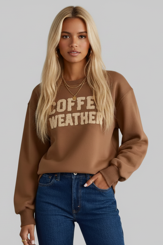 Coffee Weather Sweatshirt | Arrival 9/23