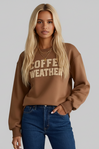 Coffee Weather Sweatshirt | Arrival 9/23