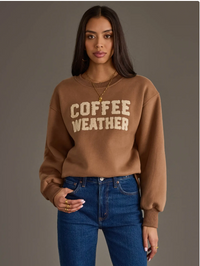 Coffee Weather Sweatshirt | Arrival 9/23