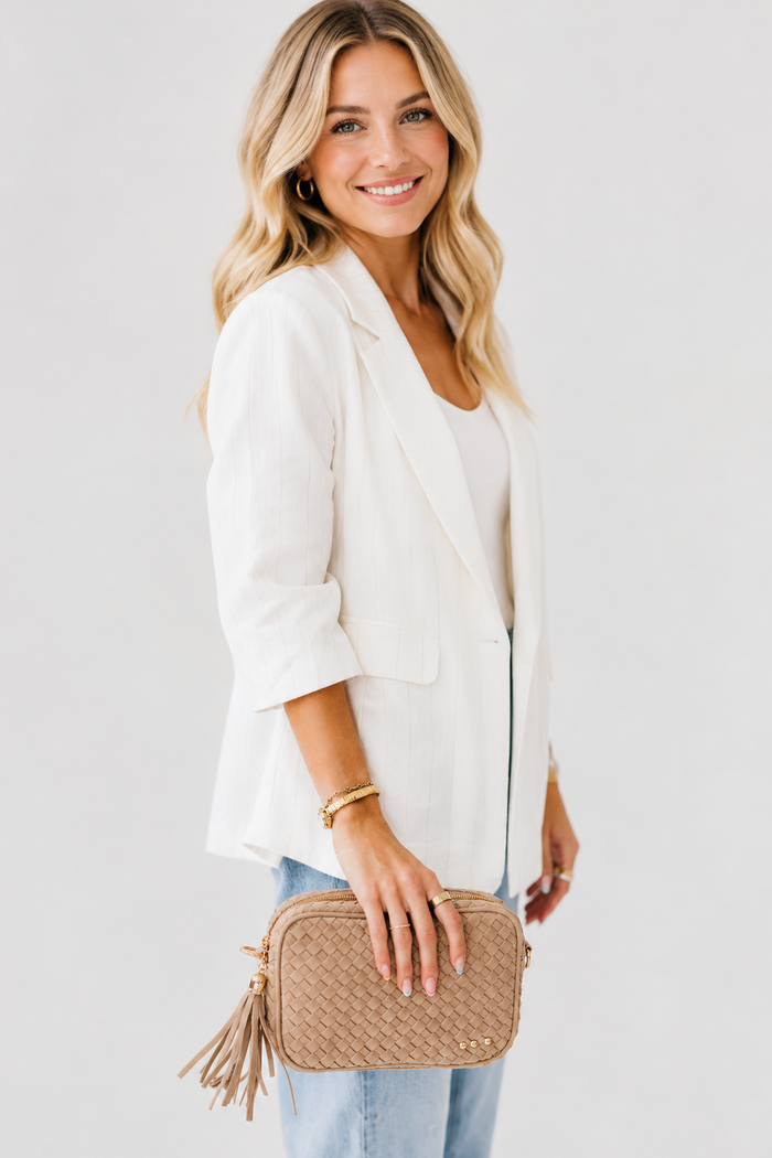 Willow Suede Bag | Taupe