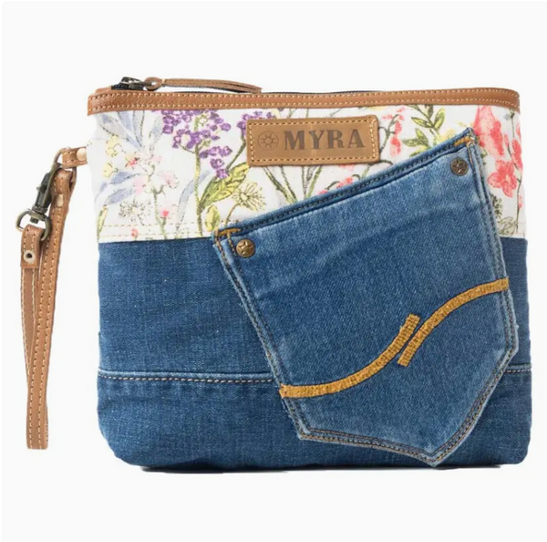 Dahlia Denim Wristlet | Arrival. 9/30