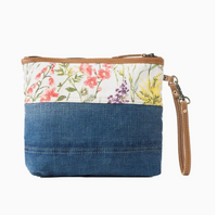 Dahlia Denim Wristlet | Arrival. 9/30