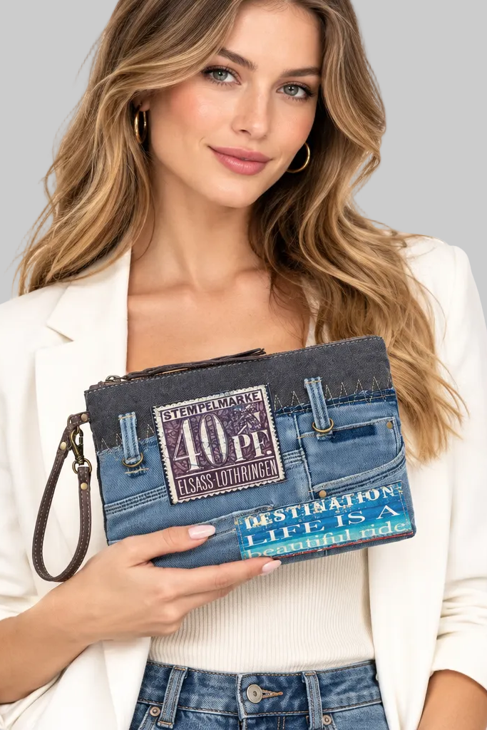 Gormully Denim Wristlet | Arrival 9/30