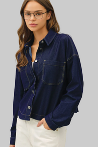 Timberline Knit Denim Jacket | Arrival 10/3