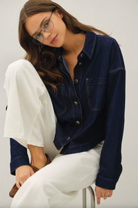 Timberline Knit Denim Jacket | Arrival 10/3