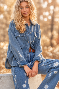 Sundance Knit Denim Jacket | Arrival 10/9