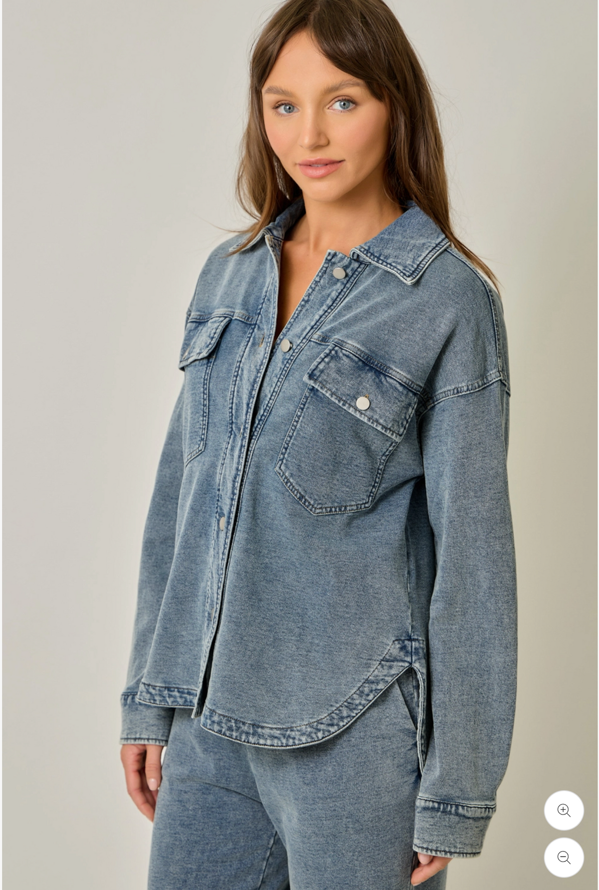 Sundance Knit Denim Jacket | Arrival 10/9