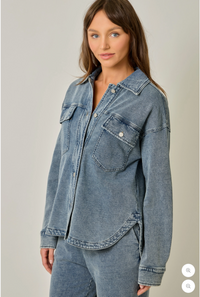 Sundance Knit Denim Jacket | Arrival 10/9
